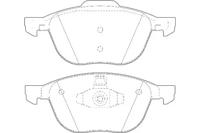 Wagner WBP23723A Brake pads