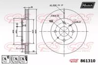 Maxtech 861310.6980 Диск гальмівний Maxtech 861310.6980 Диск гальмівний