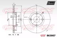 Maxtech 863007.0000 Brake disc