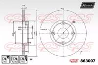 Maxtech 863007.6980 Brake disc