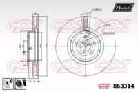 Maxtech 863314.6060 Диск тормозной Maxtech 863314.6060 Диск тормозной