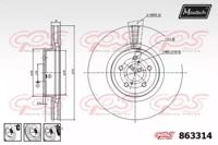 Maxtech 863314.6880 Диск тормозной Maxtech 863314.6880 Диск тормозной