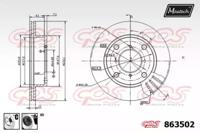 Maxtech 863502.6060 Диск гальмівний