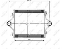 NRF 309005 Радіатор інтеркулера