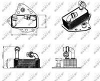 NRF 31344 Радіатор масляний NRF 31344 Радіатор масляний