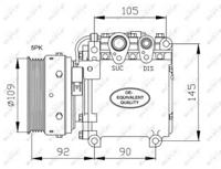 NRF 32049 Compressor assy cooler NRF 32049 Compressor assy cooler