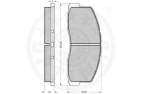 Optimal 09387 Brake pads