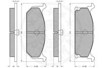 Optimal 09402 Колодки тормозные