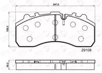 Comline ACV042HD Brake pads