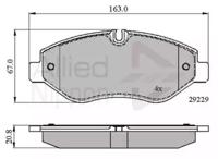 Comline ADB01616 Brake pads