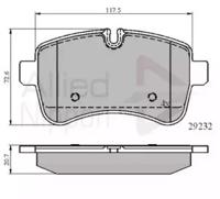 Comline ADB01617 Колодки тормозные