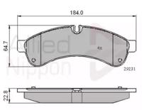 Comline ADB01727 Brake pads