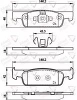 Comline ADB02144 Brake pads
