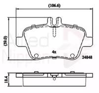 Comline ADB02209 Brake pads