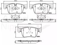 Comline ADB02250 Brake pads Comline ADB02250 Brake pads