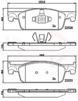 Comline ADB02316 Brake pads