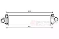 Van Wezel 18004474 Радиатор интеркуллера Van Wezel 18004474 Радиатор интеркуллера