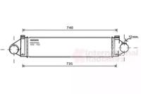 Van Wezel 18004481 Радіатор інтеркулера