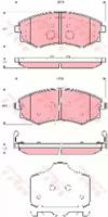 TRW GDB3365 Brake pads
