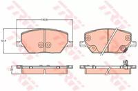 TRW GDB3629 Brake pads TRW GDB3629 Brake pads