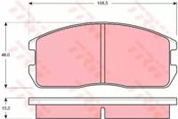 TRW GDB365 Колодки гальмівні