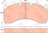 TRW GDB5098 Brake pads