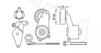 Autex 601682 Натяжитель ремня поликлинового Autex 601682 Натяжитель ремня поликлинового