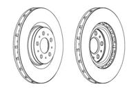 Jurid 563089JC-1 Диск гальмівний