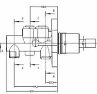 Motaquip VMC236 Циліндр головний гальмівний Motaquip VMC236 Циліндр головний гальмівний