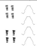 Motaquip VMK906 Монтажний комплект гальмівних колодок