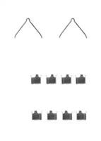 Motaquip VMK911 Spring set disc brake