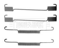 Borg & Beck BBK6093 Монтажний комплект гальмівних колодок