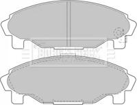 Borg & Beck BBP1581 Колодки гальмівні