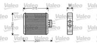 Valeo 812323 Радіатор обігрівача салону