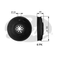 Gates TVD1034 Шкив коленвала