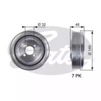 Gates TVD1078 Шкив коленвала