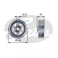Gates TVD1080 Шкив коленвала