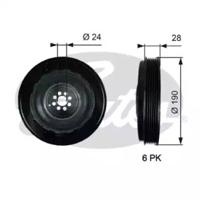 Gates TVD1133 Шків колінвала