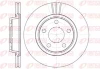Kawe 6548 10 Brake disc
