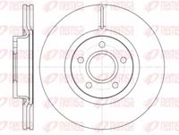 Kawe 6711 10 Brake disc