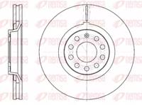 Kawe 6730 10 Brake disc