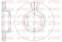 Kawe 6951 10 Brake disc