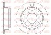 Kawe 6955 10 Диск гальмівний Kawe 6955 10 Диск гальмівний