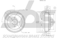 S.B.S. 1825253006 Барабан гальмівний