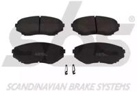 S.B.S. 1501223238 Колодки гальмівні S.B.S. 1501223238 Колодки гальмівні