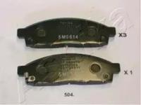Ashika 50-05-504 Brake pads