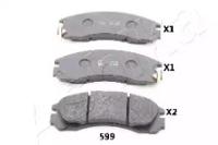 Ashika 50-05-599 Brake pads