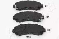 Ashika 50-09-914 Brake pads