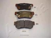 Ashika 51-0H-H04 Brake pads