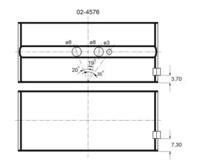 Glyco 02-4576 Підшипник кульковий Glyco 02-4576 Підшипник кульковий
